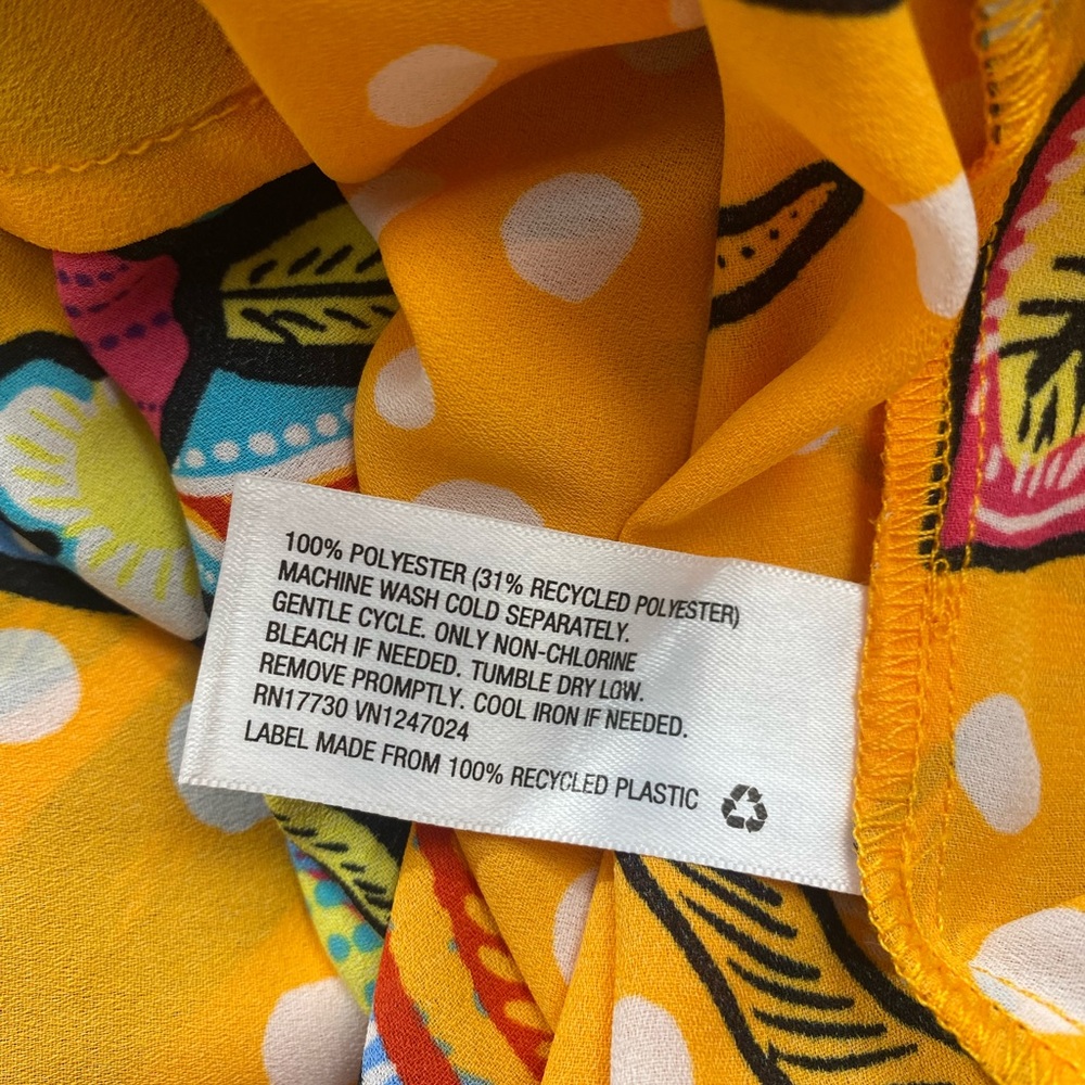 NWT Tabitha Brown x Target Orange Floral Print Long Duster Size XS Kimono Dress - Picture 14 of 15